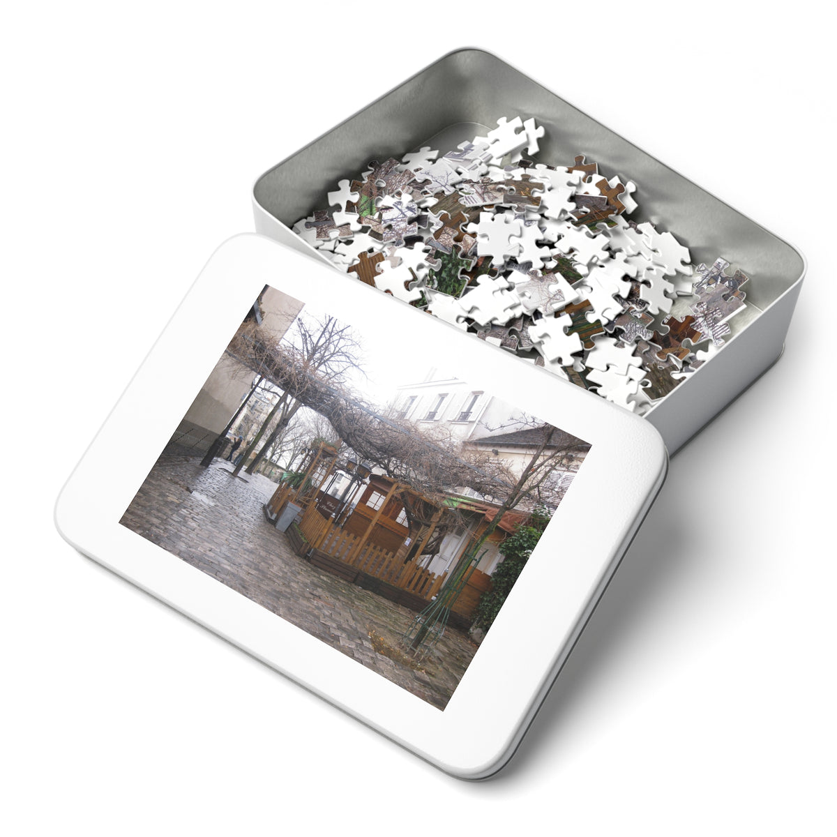 Montmartre Jigsaw Puzzle with Tin