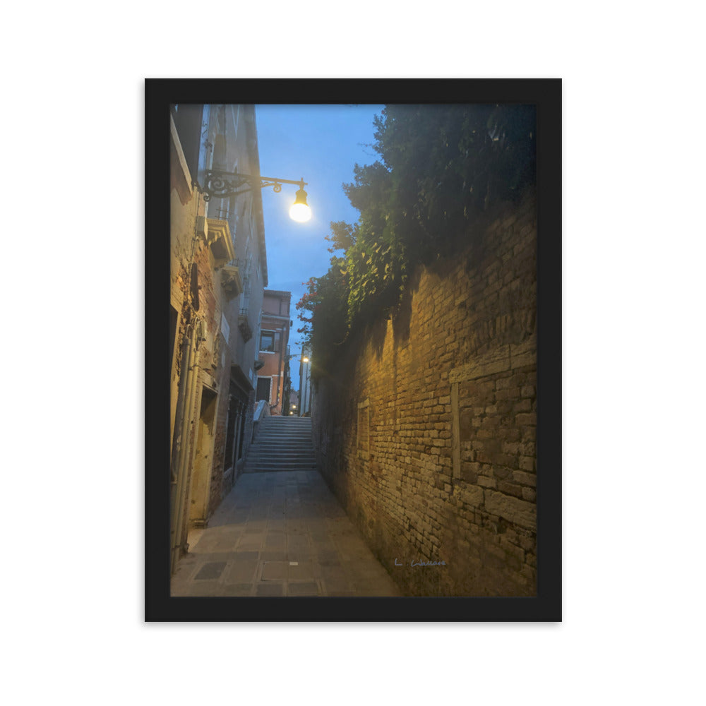 Venice Blue 10 framed matte photo