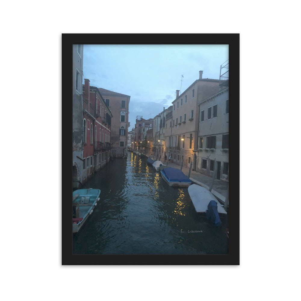 Venice Blue 11 framed matte photo