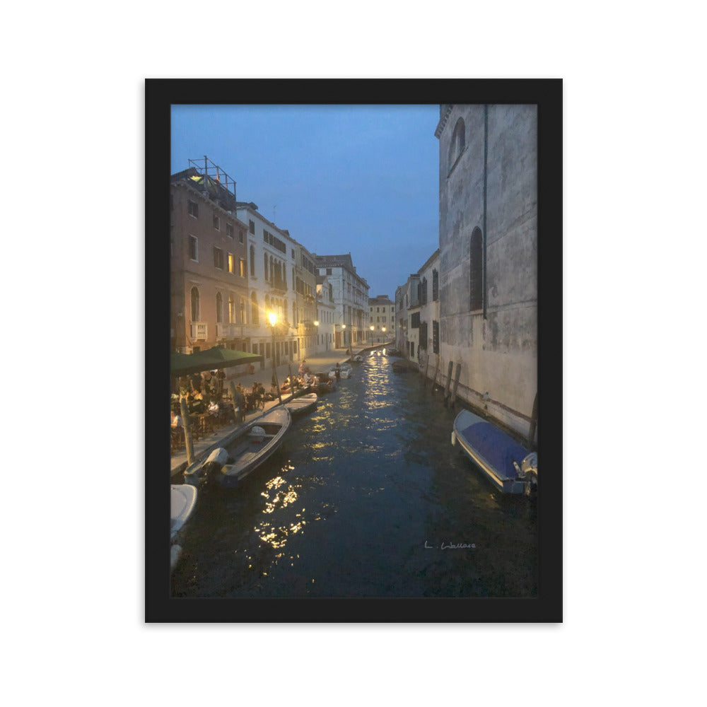 Venice Blue 14 framed matte photo