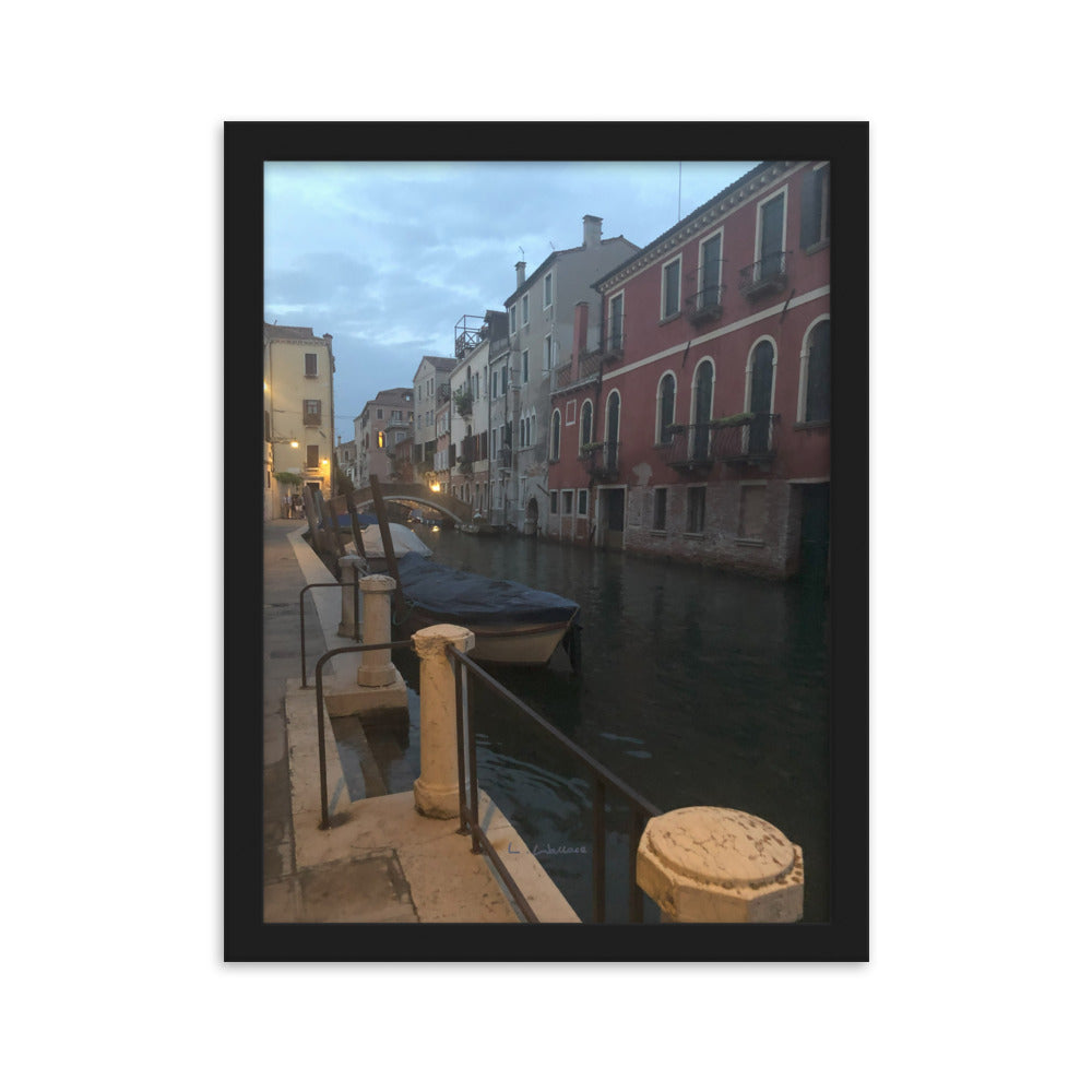 Venice Mauve 3 framed matte photo