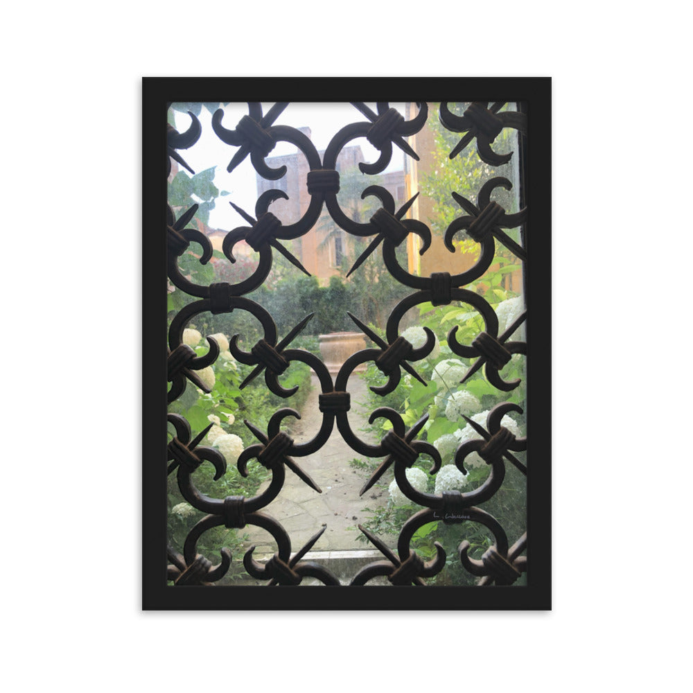 Venice Doors 2 framed matte photo