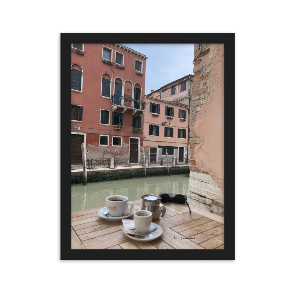 Venice Streets 6 framed matte photo