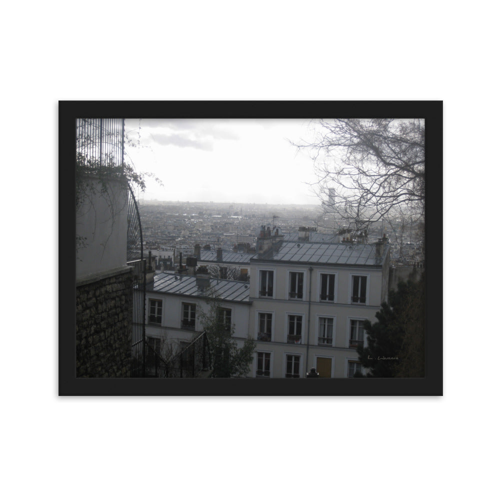 Paris Montmartre 5 framed matte photo