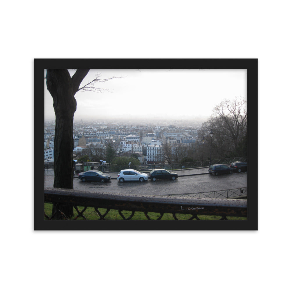 Paris Montmartre 7 framed matte photo