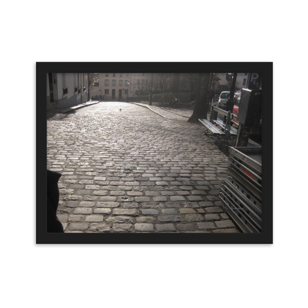 Paris Montmartre 10 framed matte photo