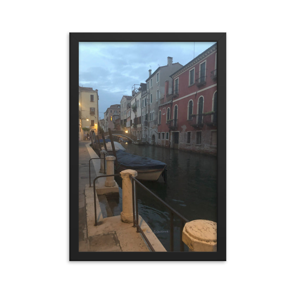 Venice Mauve 3 framed matte photo