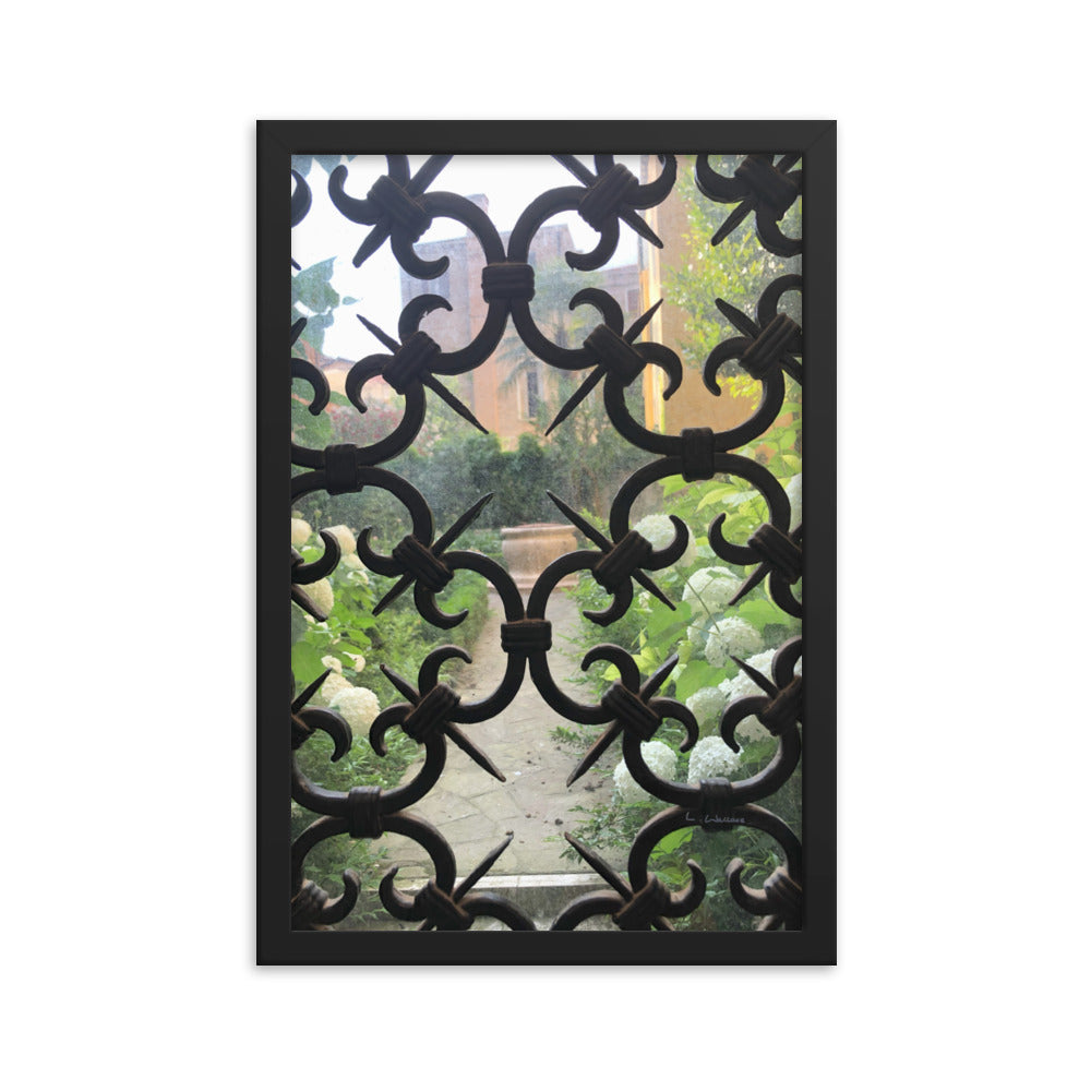 Venice Doors 2 framed matte photo
