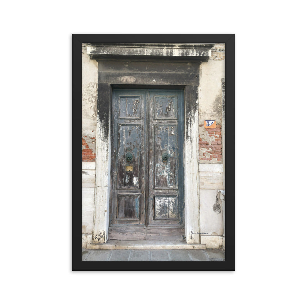 Venice Doors 3 framed matte photo