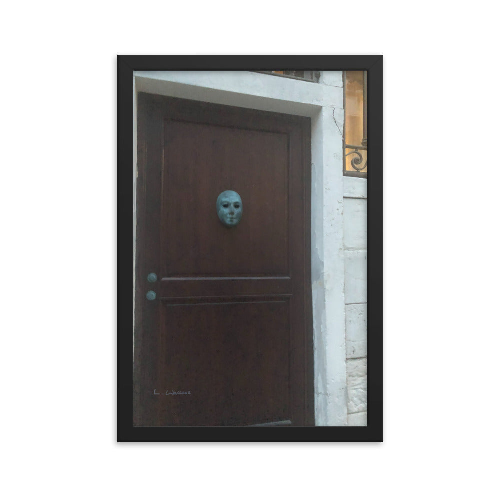 Venice Doors 10 framed matte photo