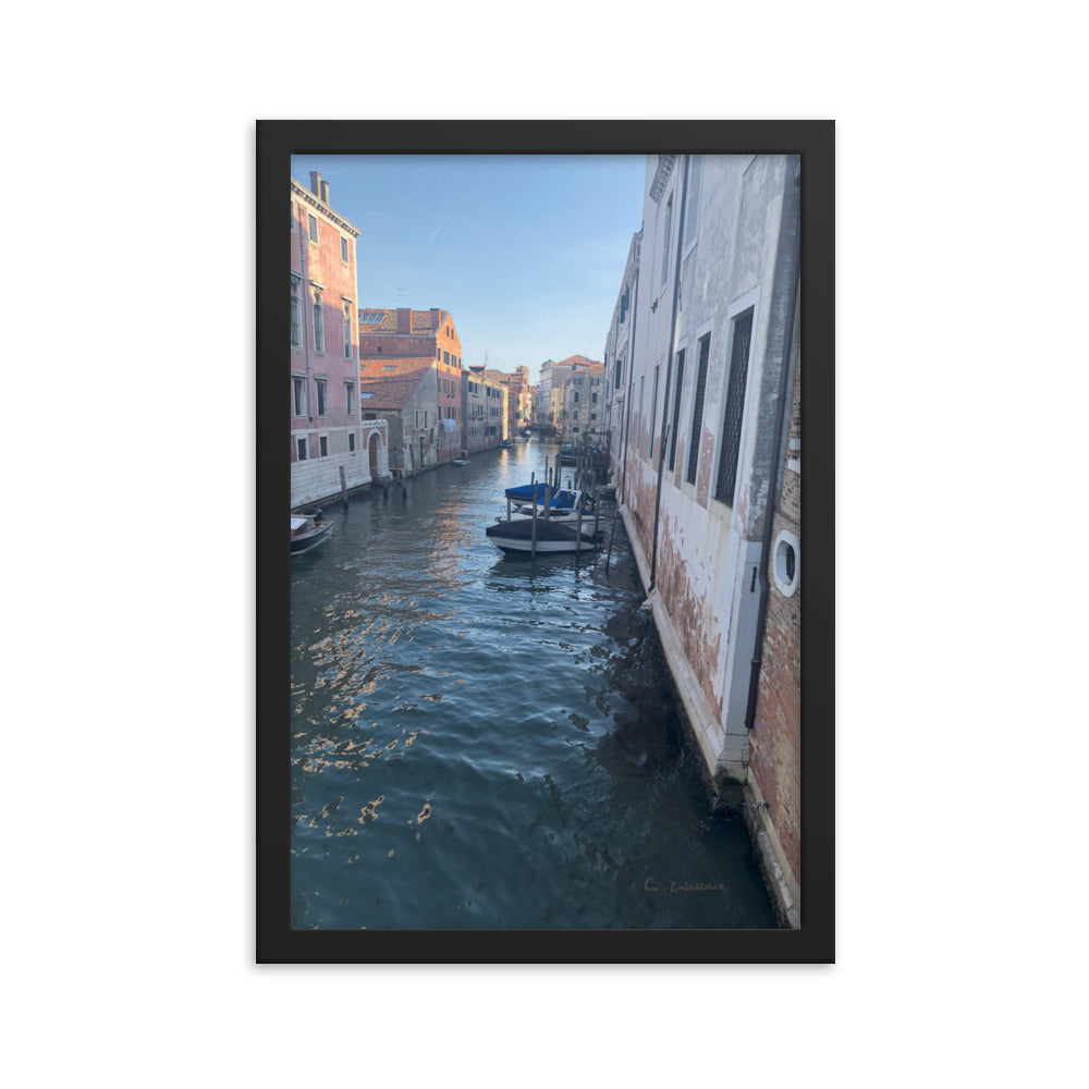 Venice Streets 4 framed matte photo