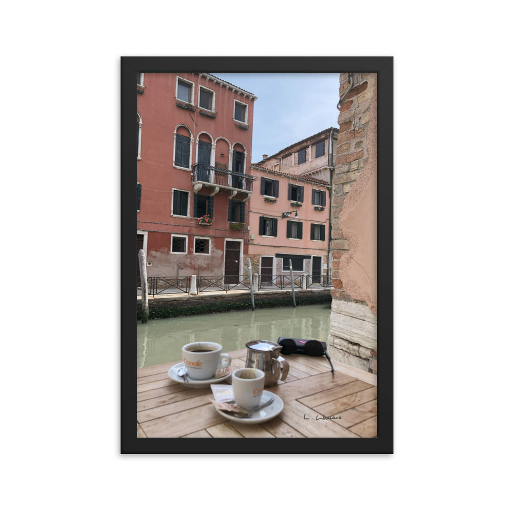 Venice Streets 6 framed matte photo