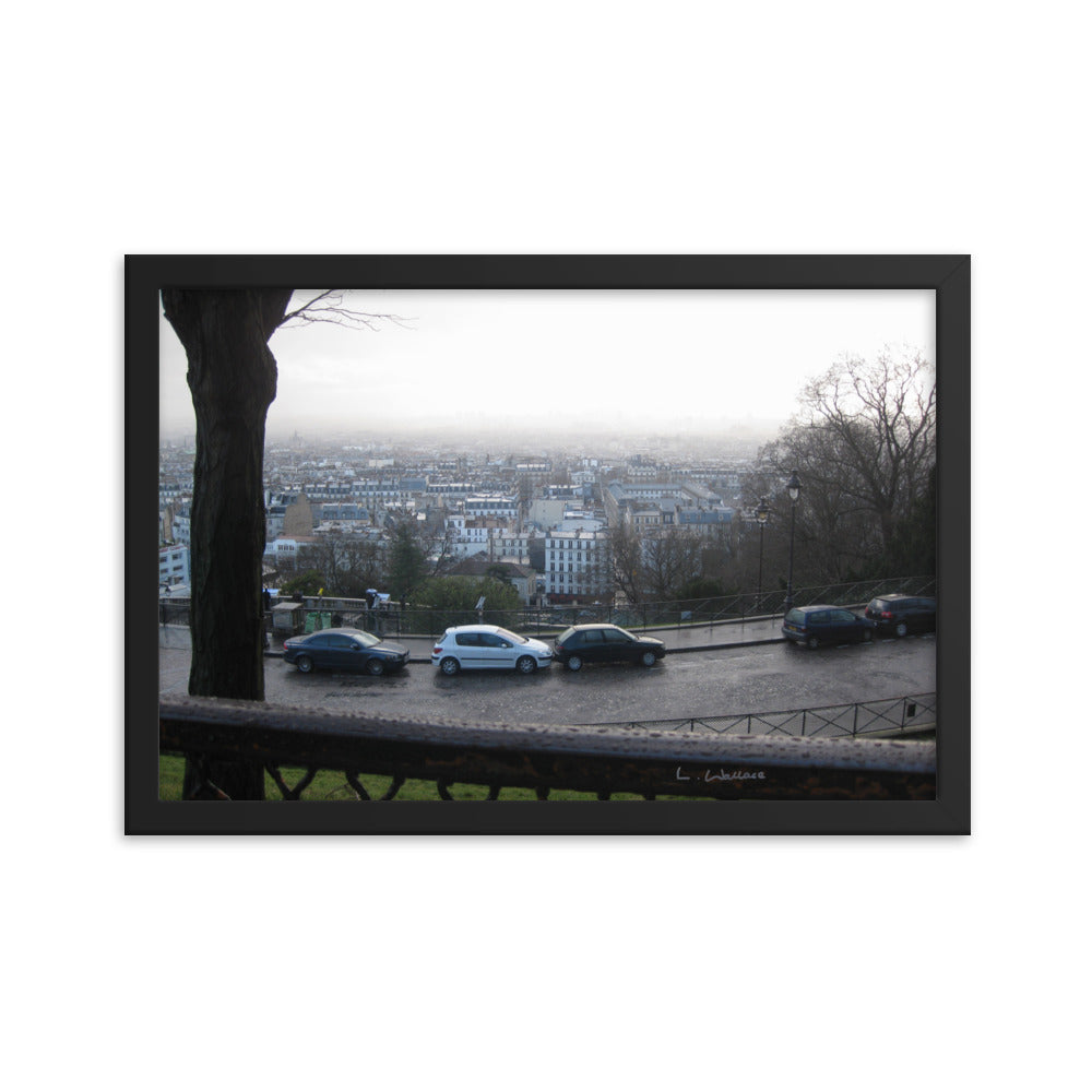 Paris Montmartre 7 framed matte photo
