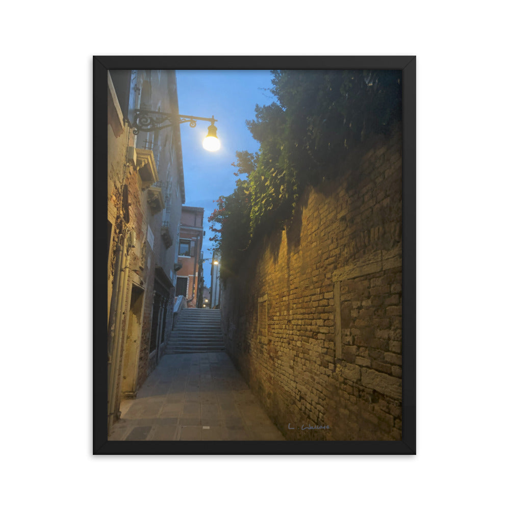 Venice Blue 10 framed matte photo