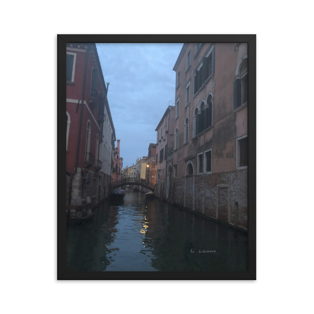Venice Blue 12 framed matte photo