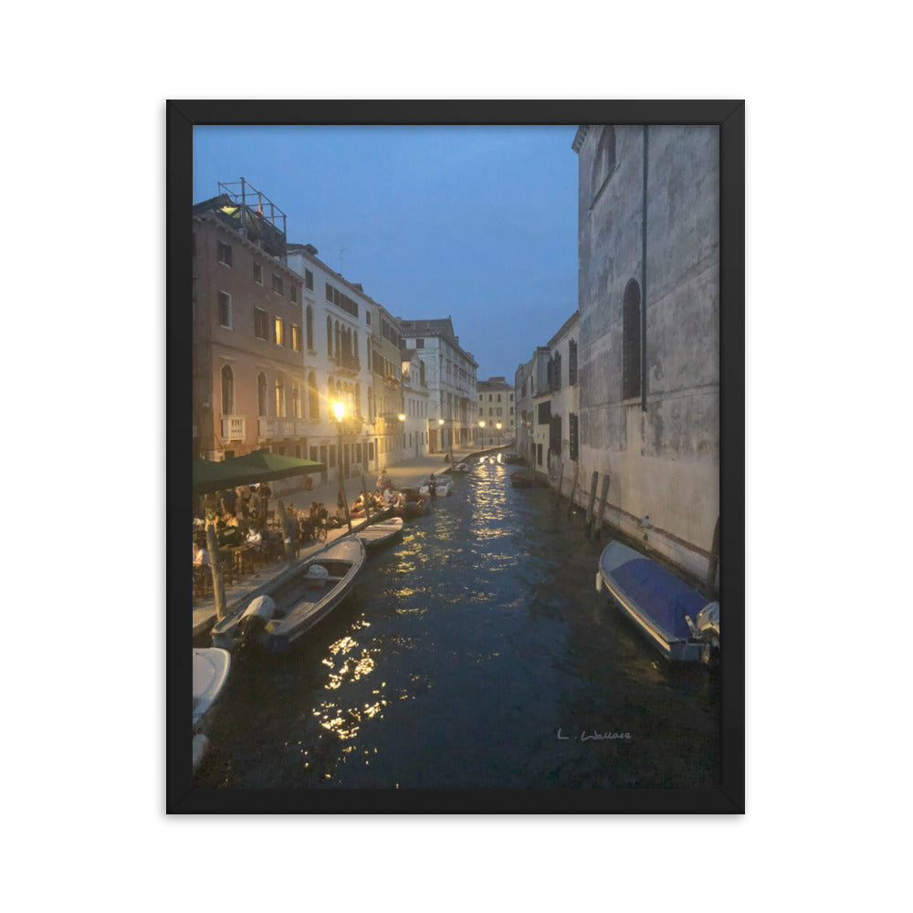 Venice Blue 14 framed matte photo