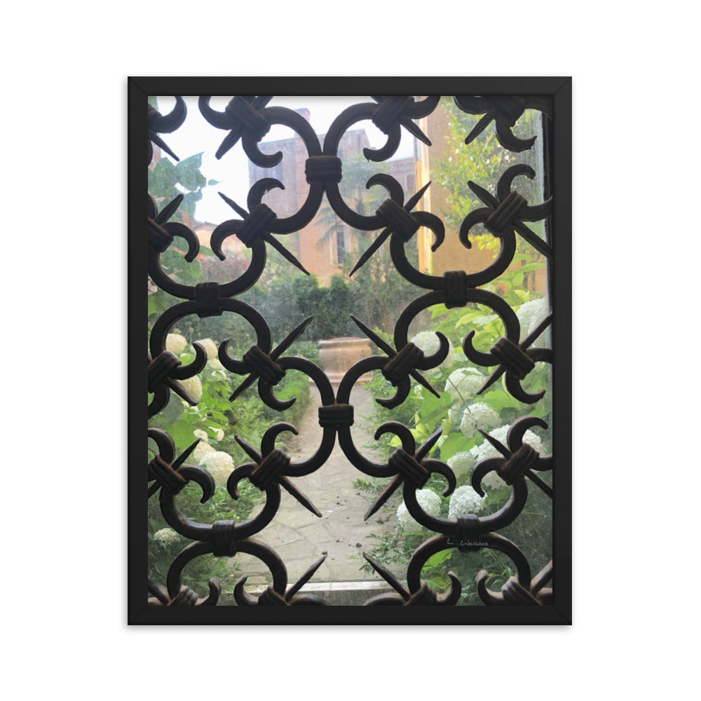 Venice Doors 2 framed matte photo