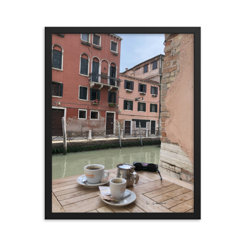 Venice Streets 6 framed matte photo