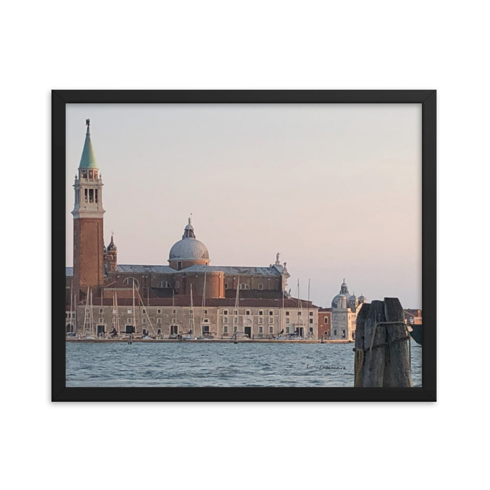 Venice Dusk 11 framed matte photo