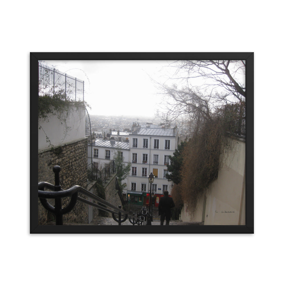 Paris Montmartre 4 framed matte photo