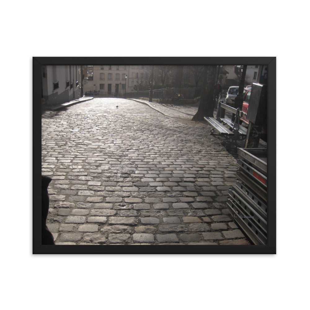 Paris Montmartre 10 framed matte photo