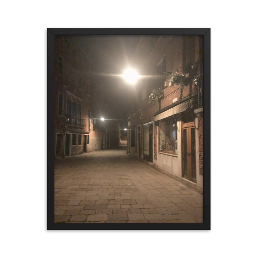 Venice Dusk 20 framed matte photo