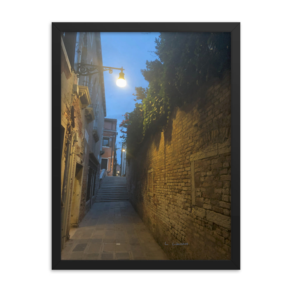 Venice Blue 10 framed matte photo