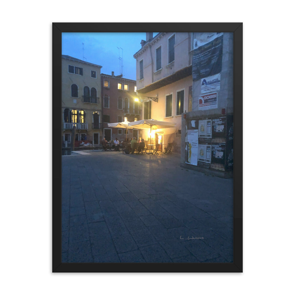 Venice Blue 13 framed matte photo