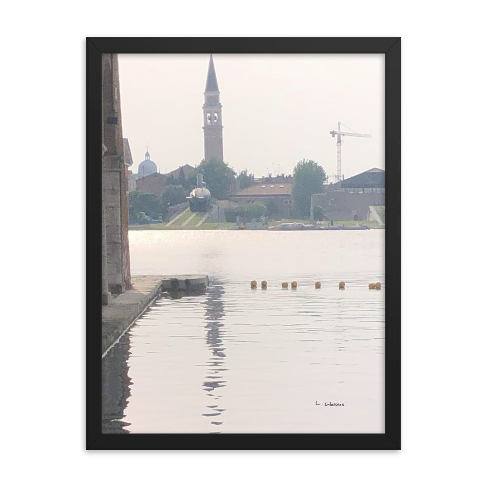 Venice Mauve 2 framed matte photo