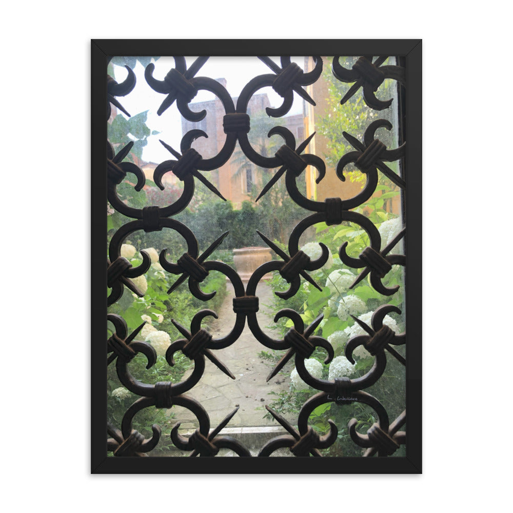 Venice Doors 2 framed matte photo
