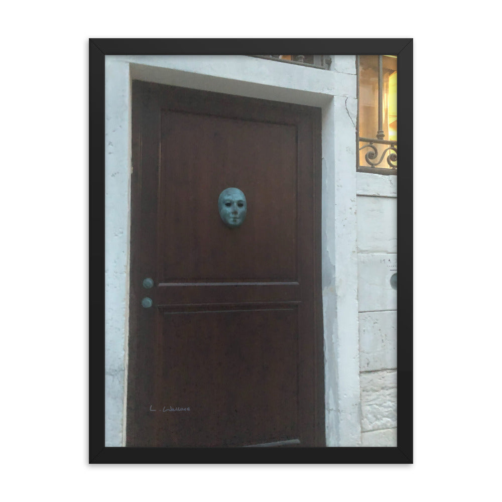 Venice Doors 10 framed matte photo