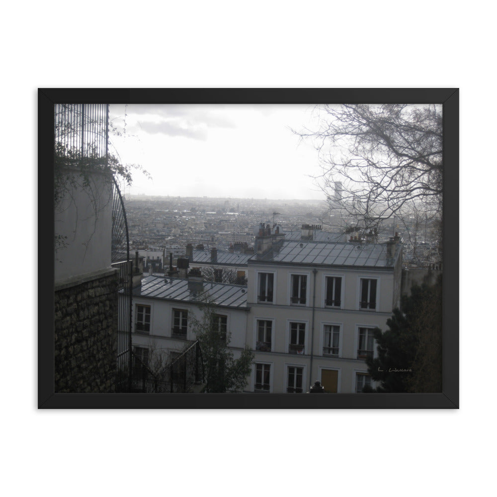 Paris Montmartre 5 framed matte photo