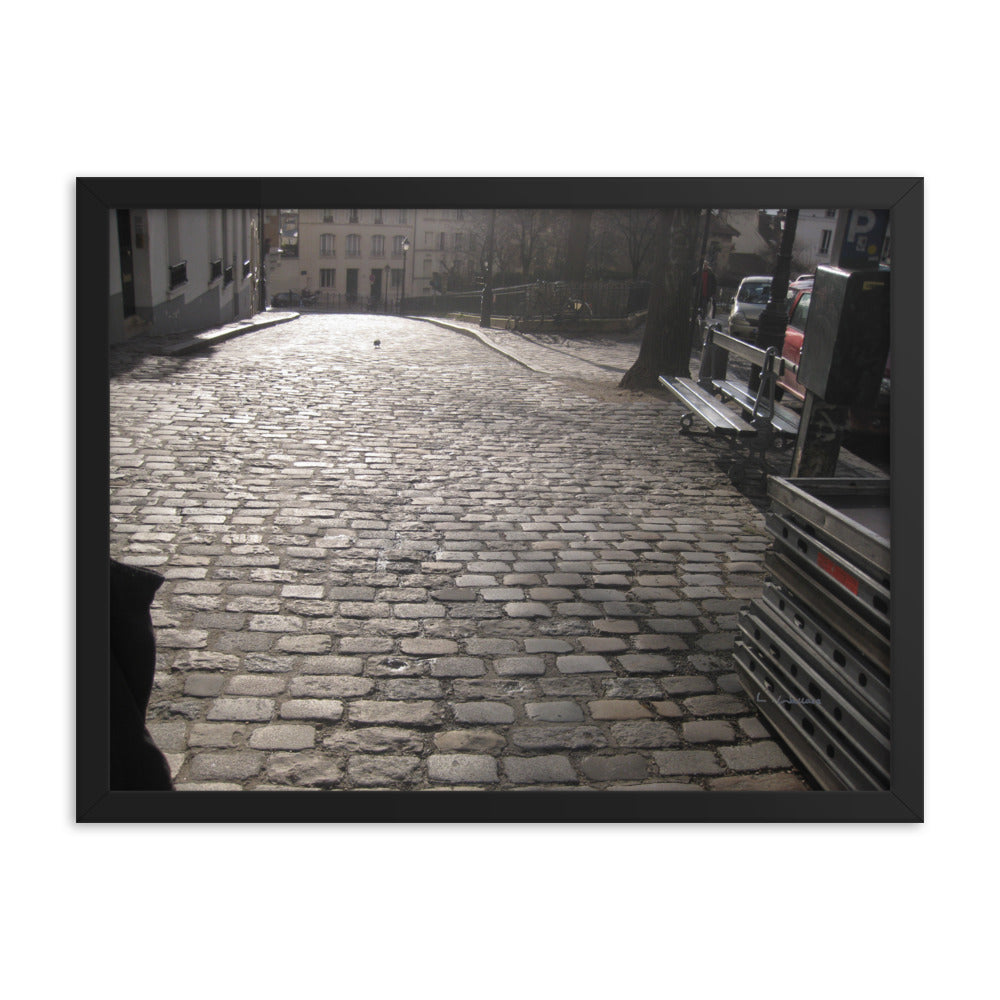 Paris Montmartre 10 framed matte photo