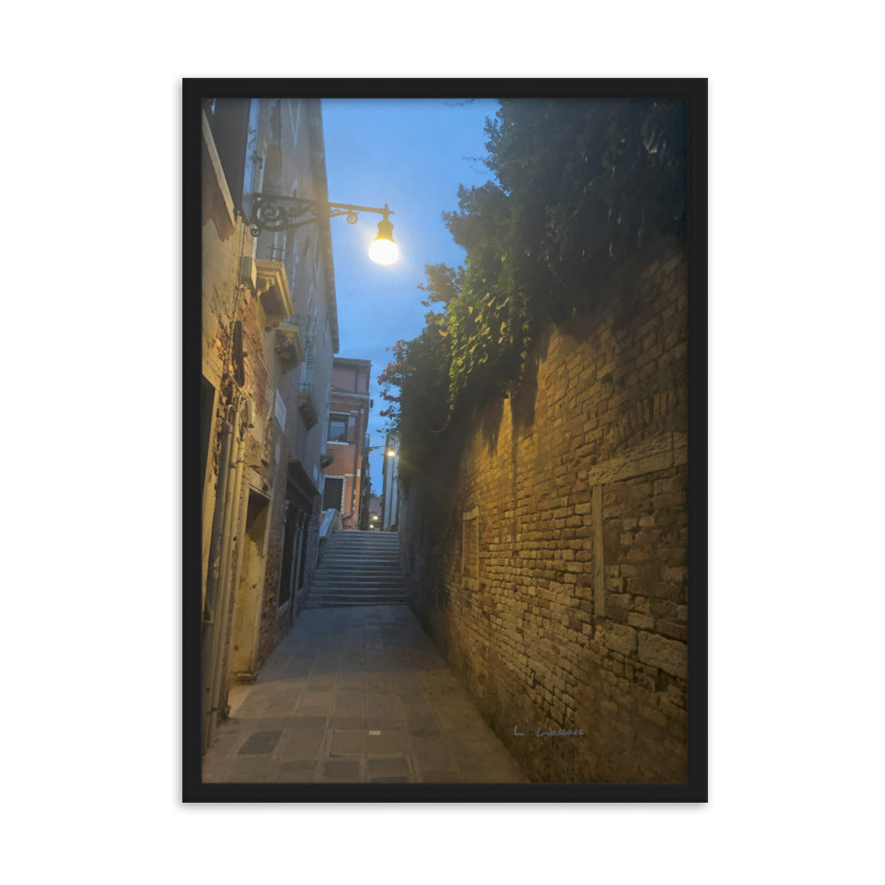 Venice Blue 10 framed matte photo