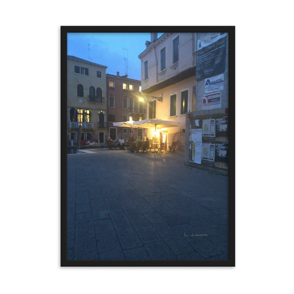 Venice Blue 13 framed matte photo