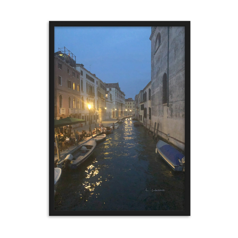 Venice Blue 14 framed matte photo