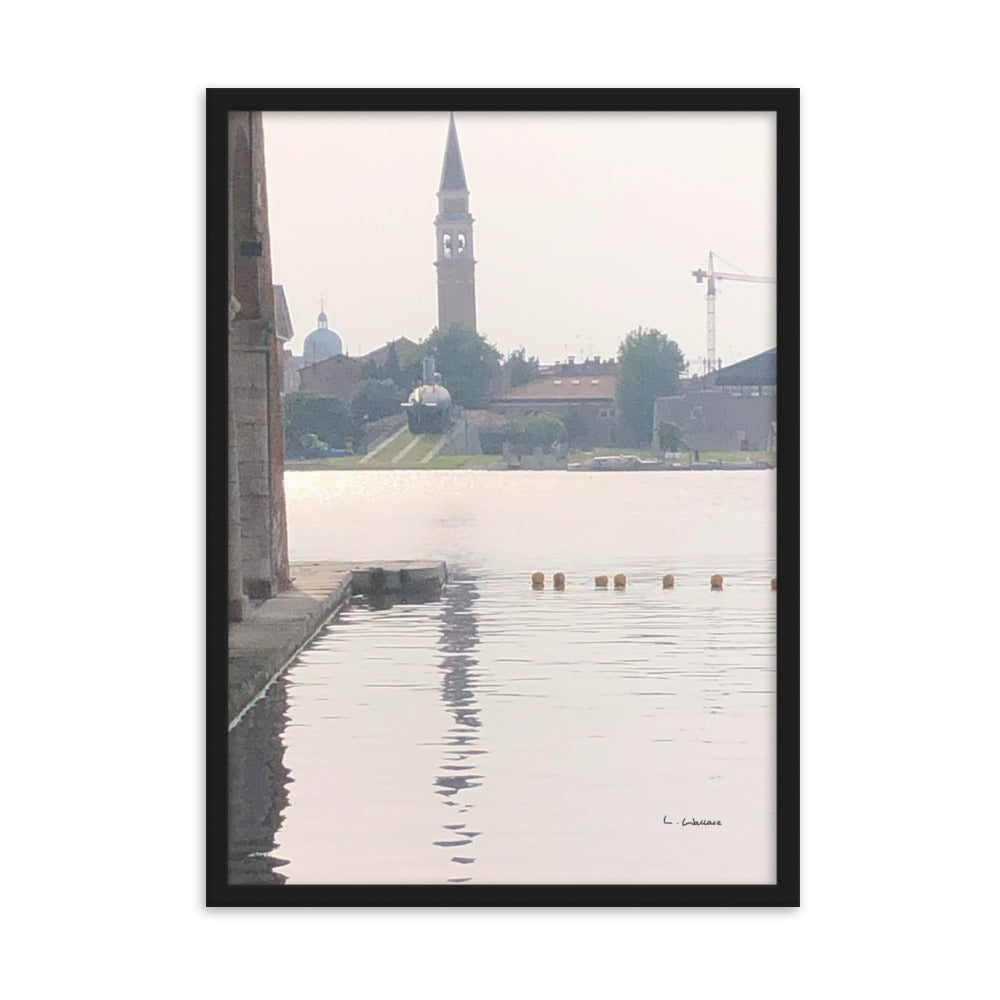 Venice Mauve 2 framed matte photo