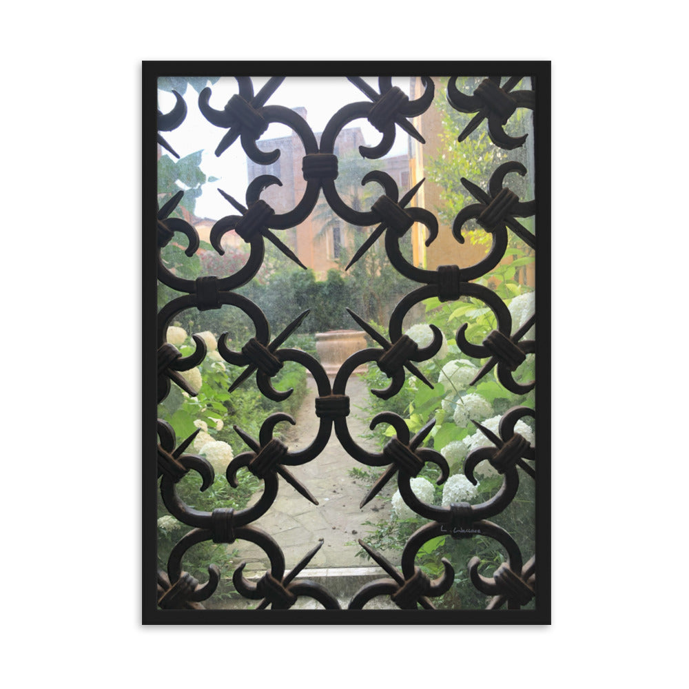 Venice Doors 2 framed matte photo