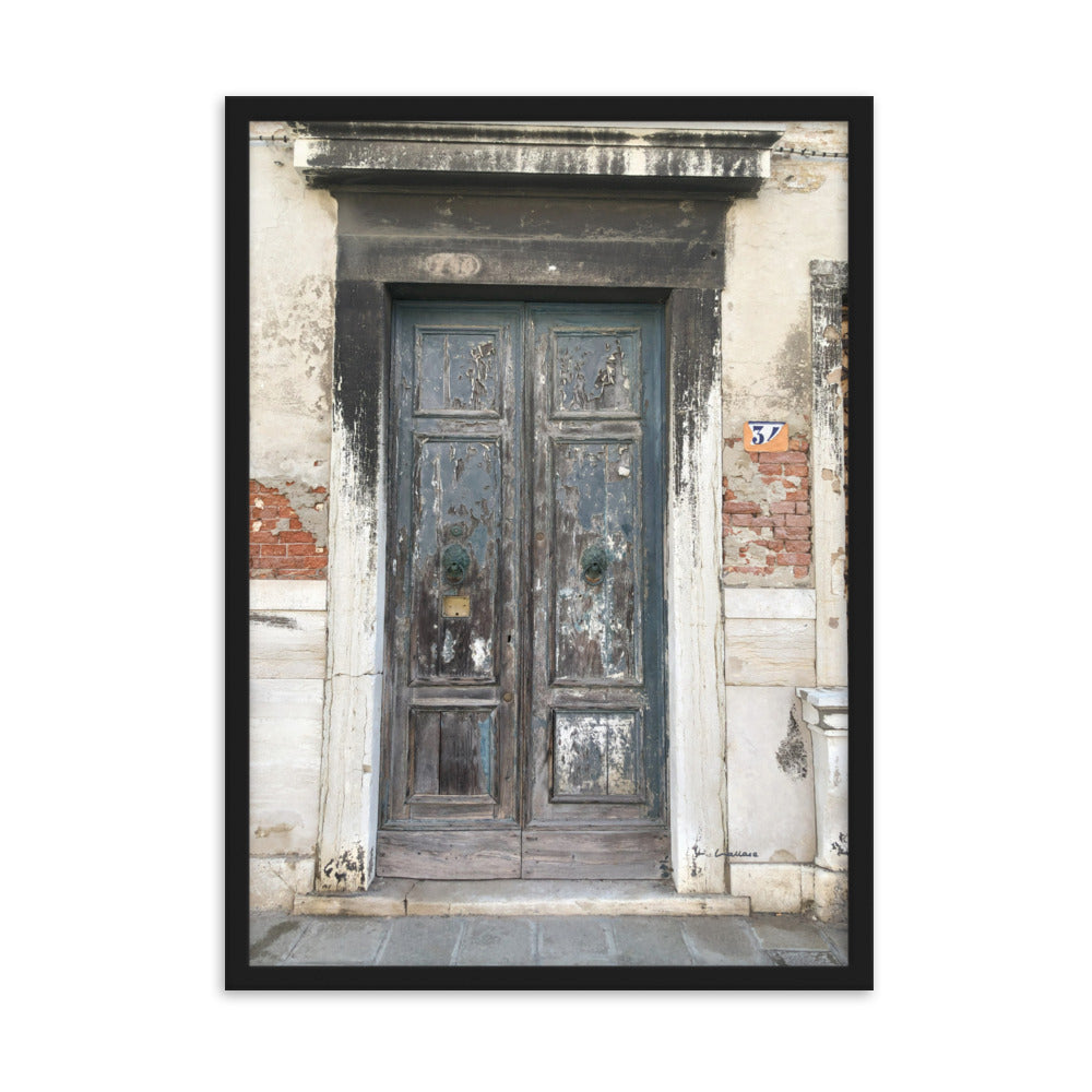 Venice Doors 3 framed matte photo