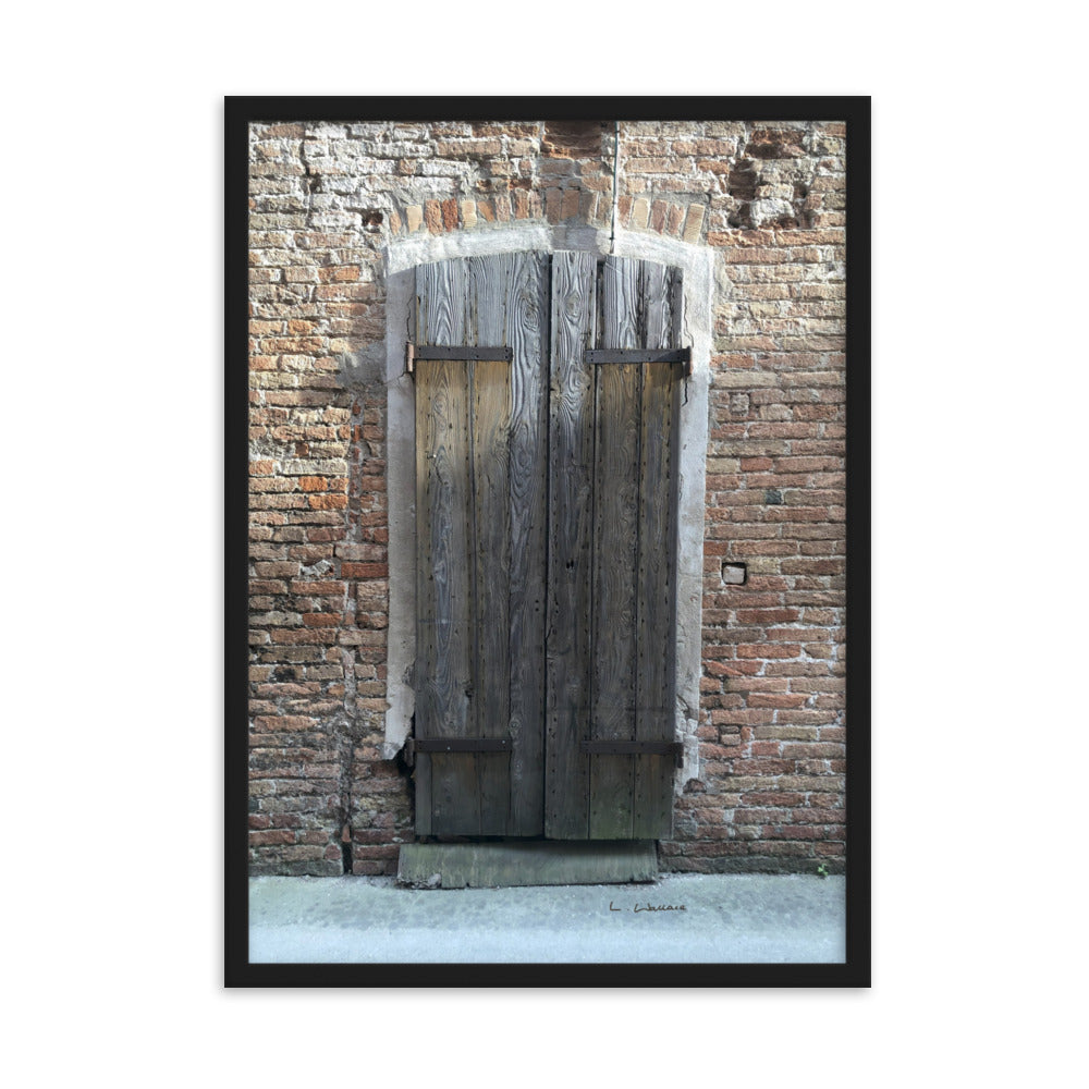 Venice Doors 6 framed matte photo