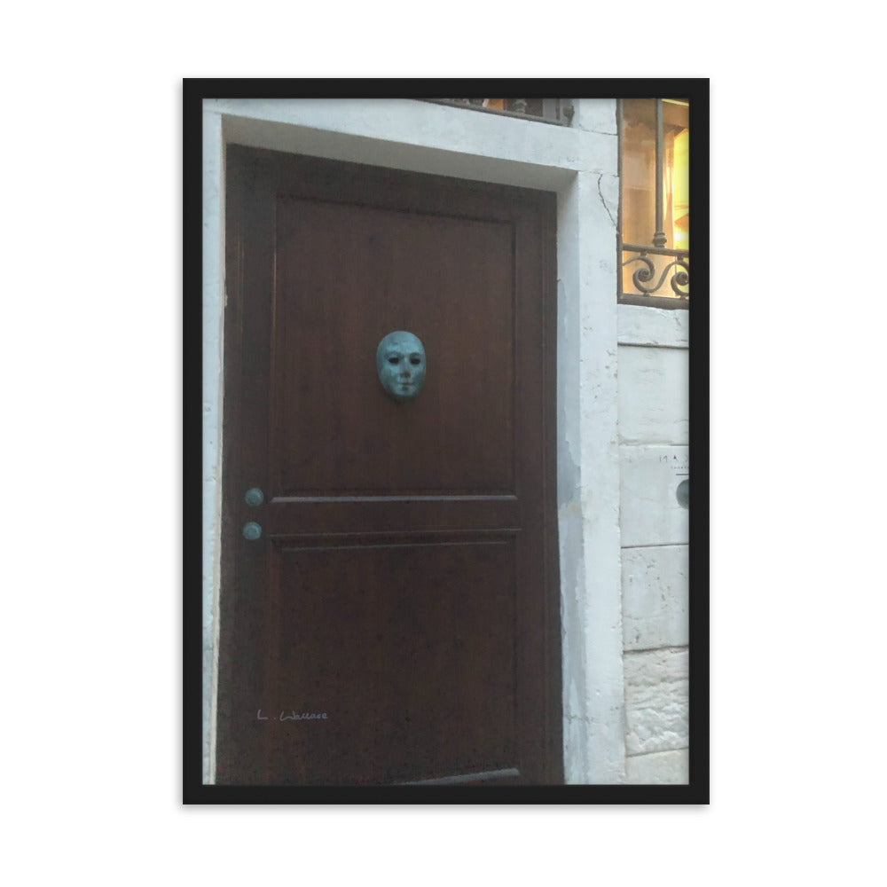 Venice Doors 10 framed matte photo