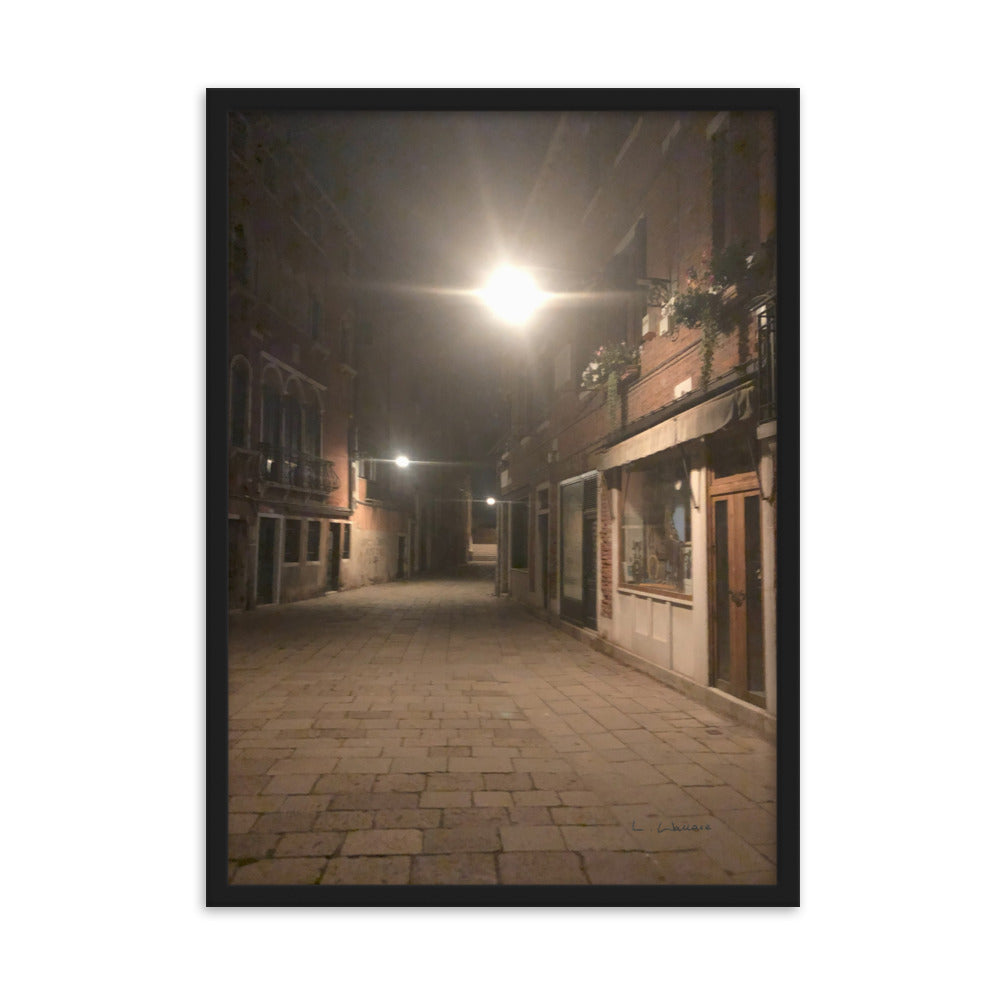Venice Dusk 20 framed matte photo