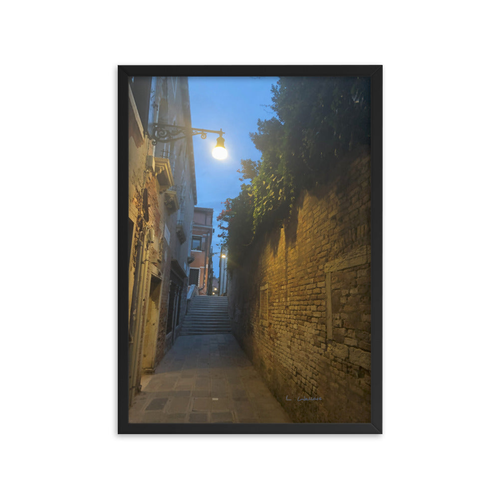 Venice Blue 10 framed matte photo