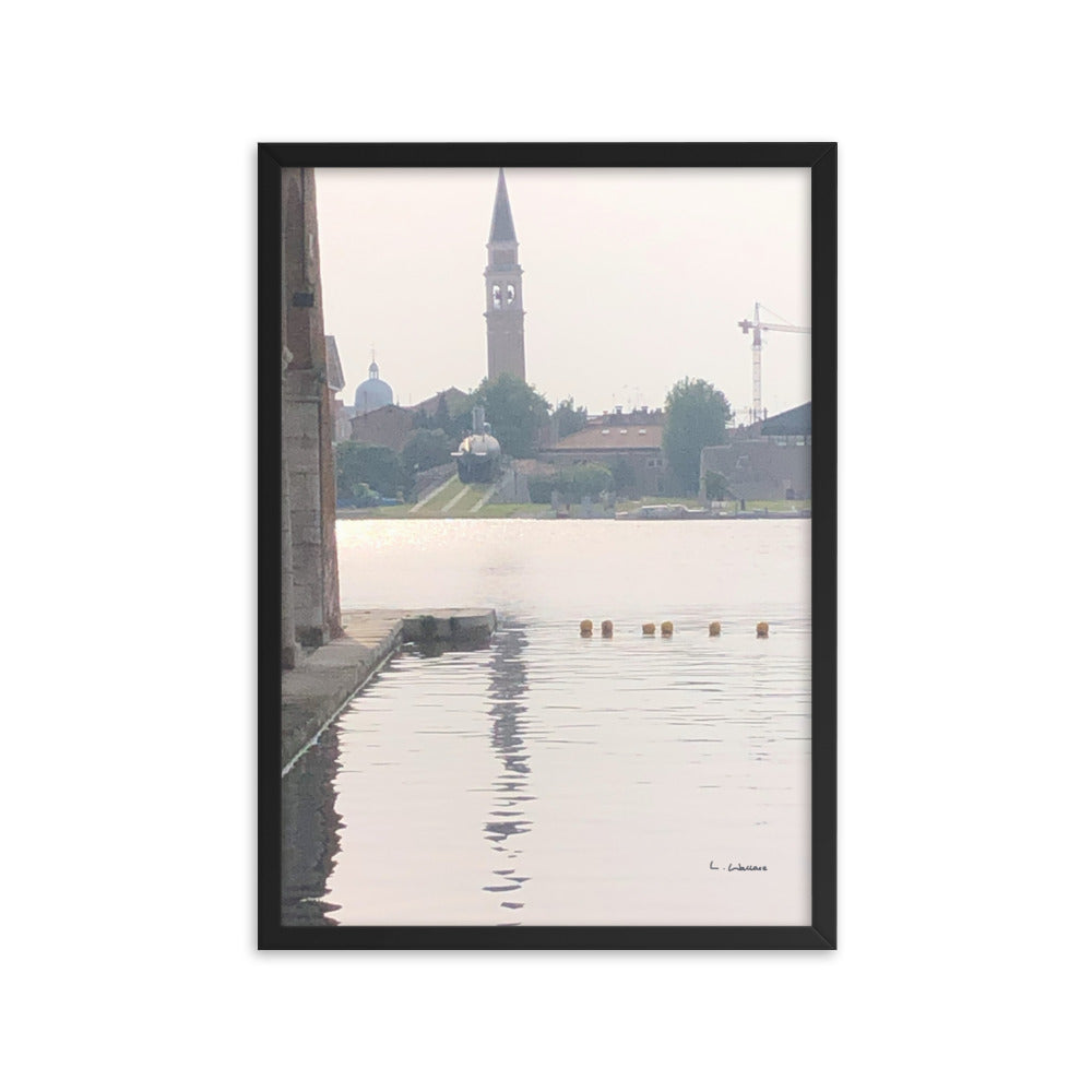 Venice Mauve 2 framed matte photo