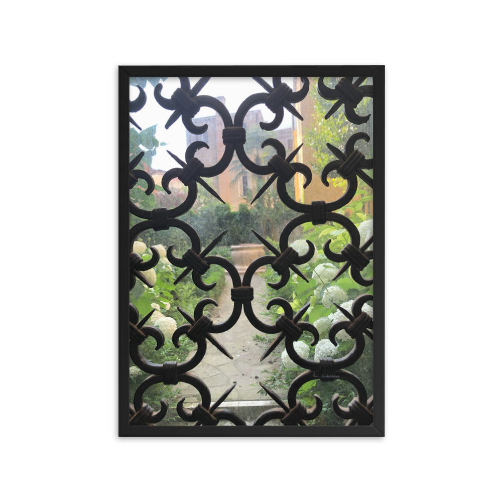 Venice Doors 2 framed matte photo