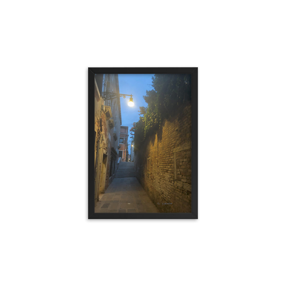 Venice Blue 10 framed matte photo