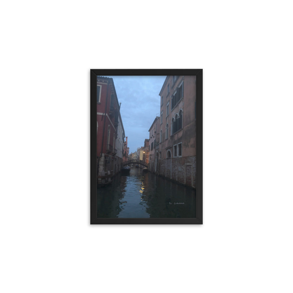 Venice Blue 12 framed matte photo
