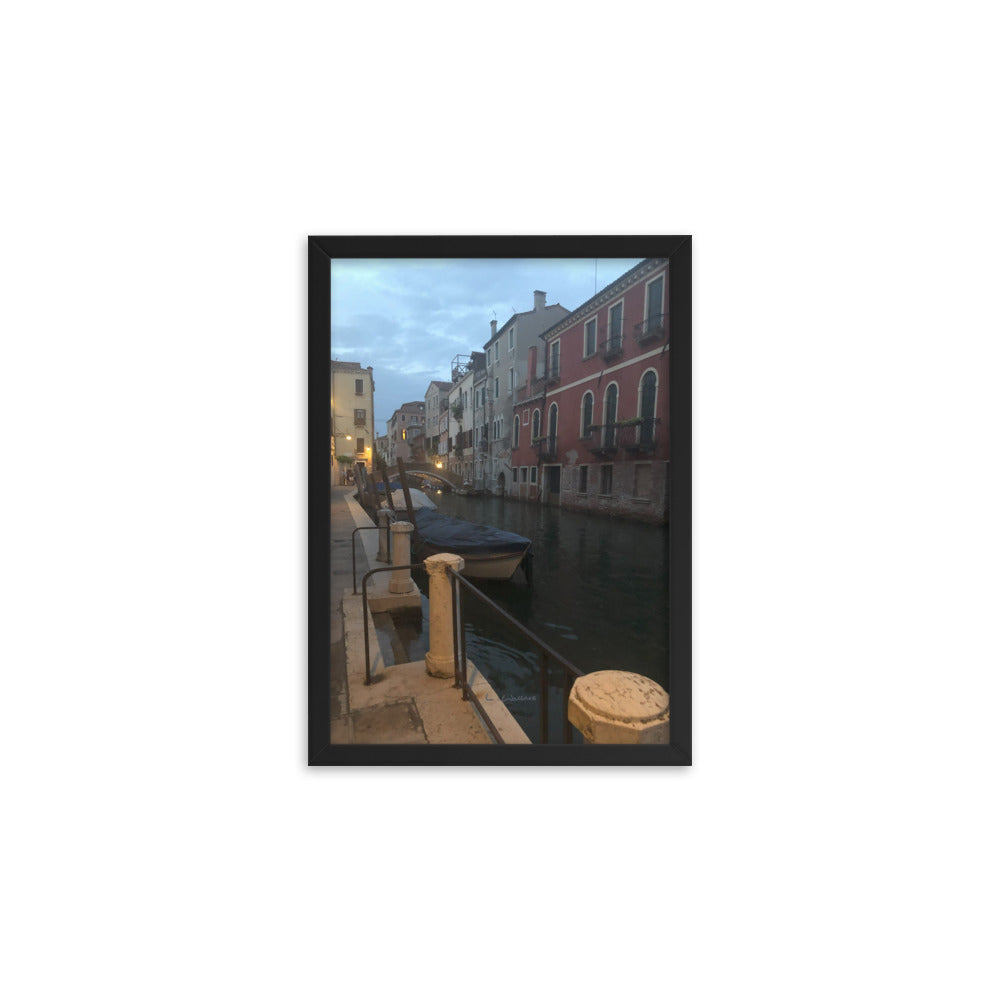 Venice Mauve 3 framed matte photo