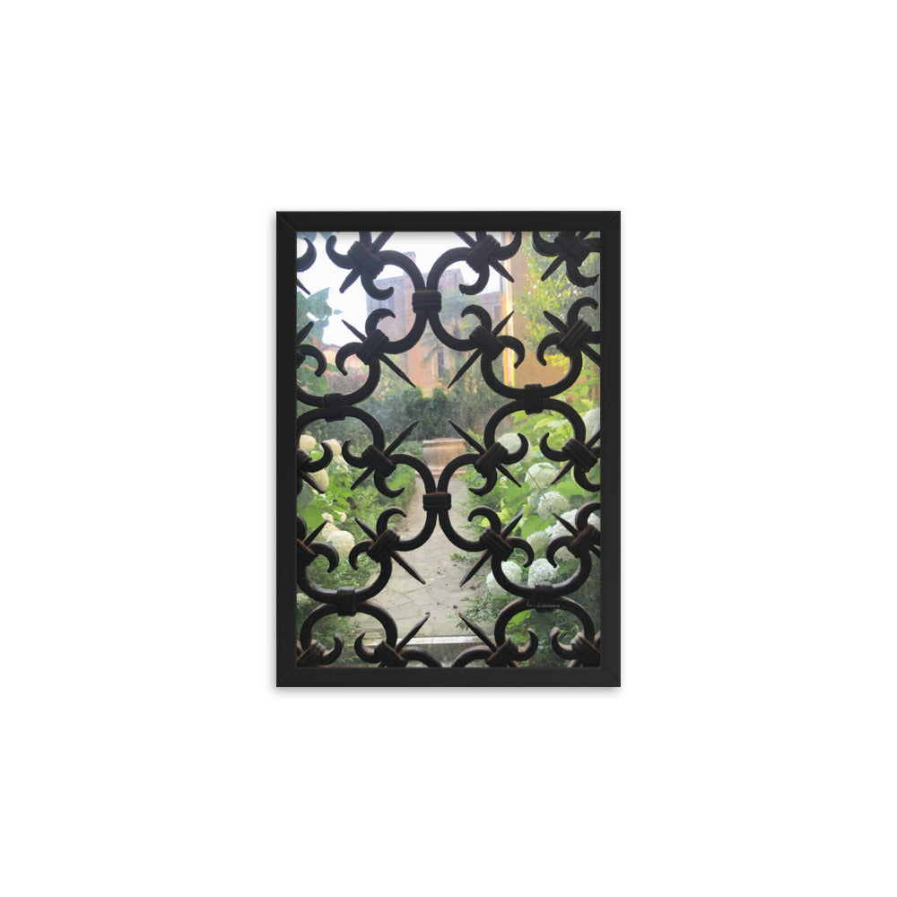 Venice Doors 2 framed matte photo
