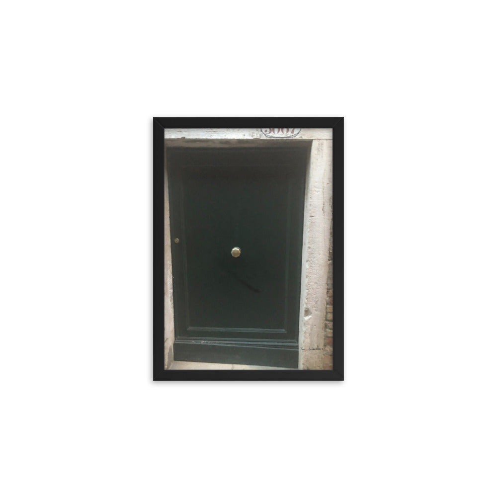 Venice Doors 9 framed matte photo